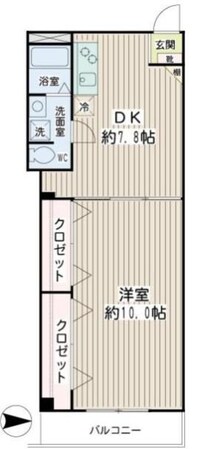 ハピネス平井の物件間取画像